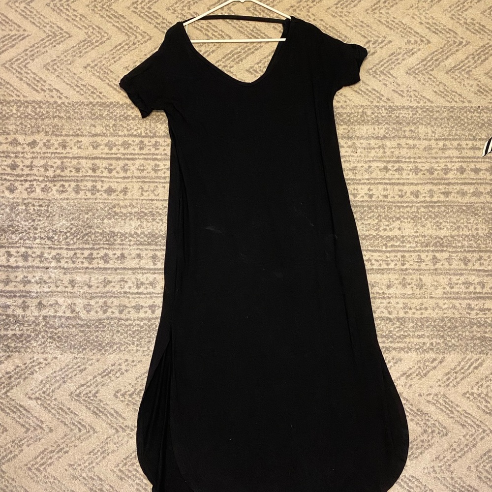 Black T Shirt Maxi